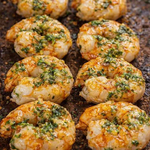 Brochetas de gambas