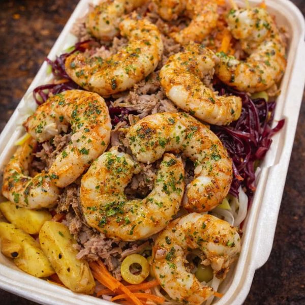 Ensalada de gambas