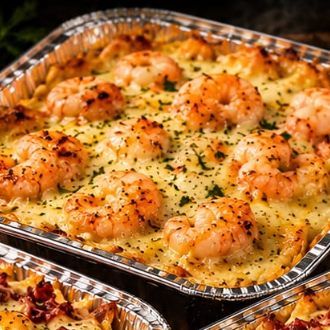 Gratinado de gambas