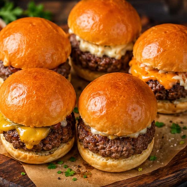 Mini hamburguesas morunas de ternera